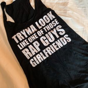 Funny workout tank top